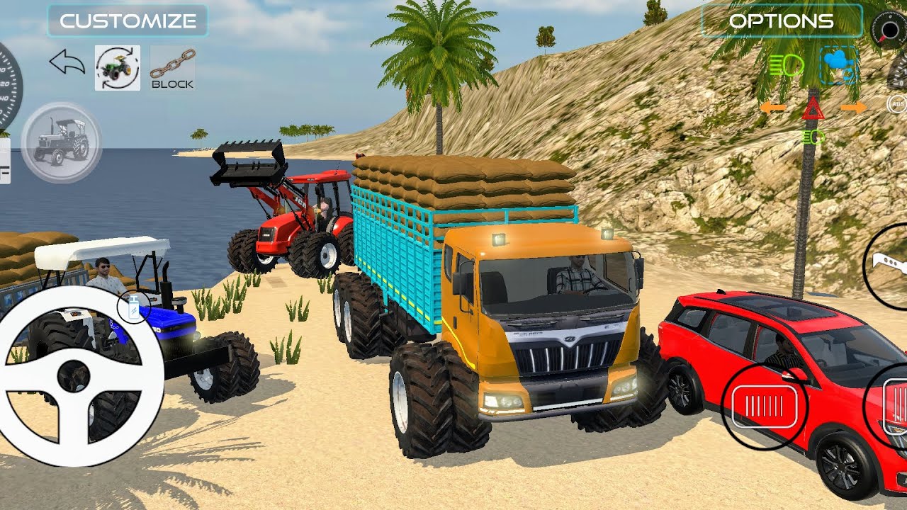 🔴Drive JCB and Uploading Lorry Truck in Game 🪨 From #truck #jcb#tractor #dumper #games