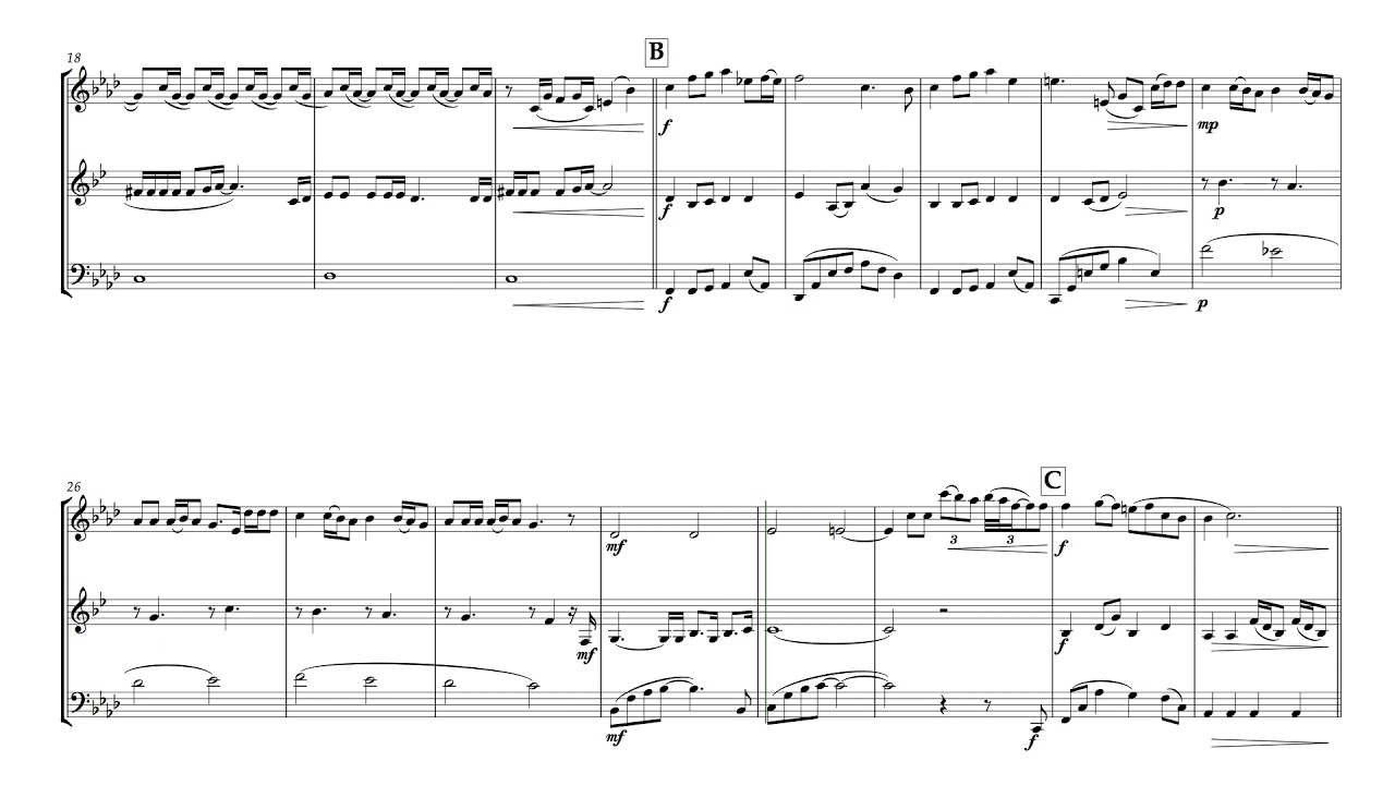 Writing's on the Wall (from SPECTRE) for Wind Trio