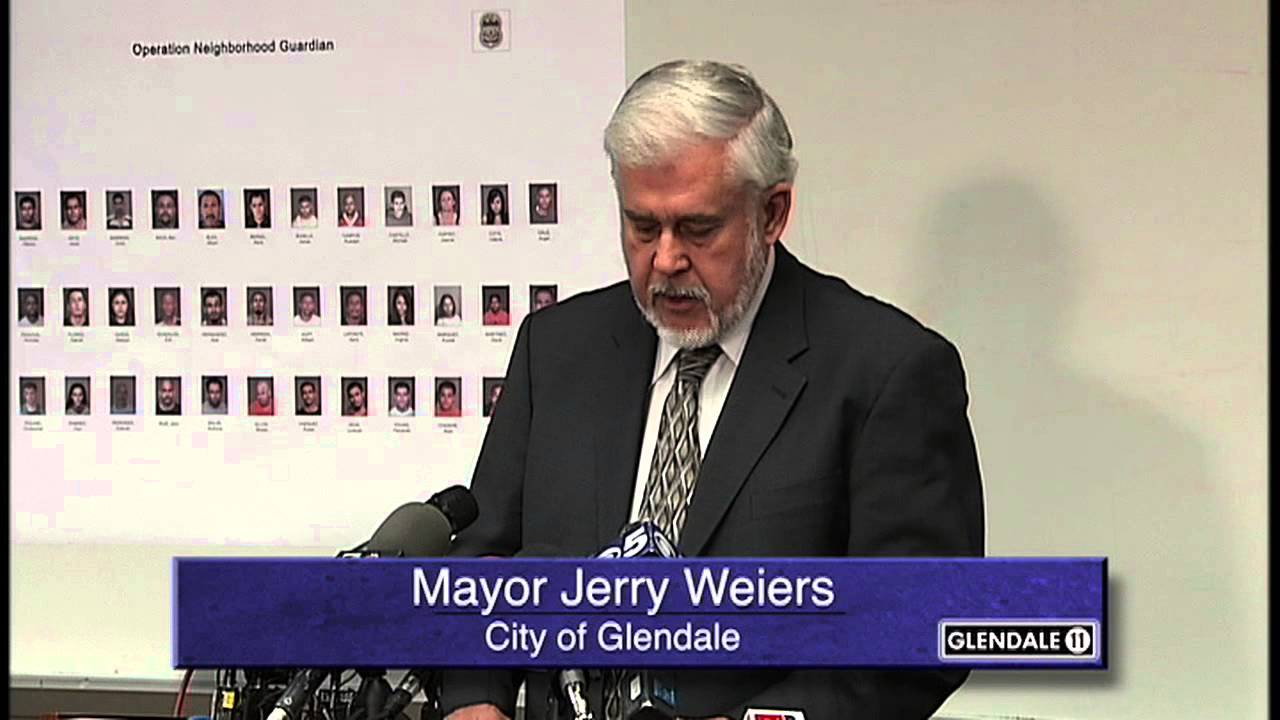 Gang Member Arrests Press Conference - Glendale PD