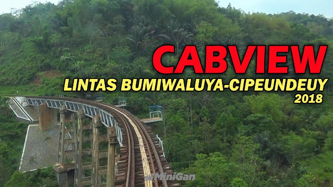 (PART 7) CABVIEW JALUR KERETA API LINTAS BUMIWALUYA-CIPEUNDEUY EDISI LINTAS KIARACONDONG-BANJAR 2018
