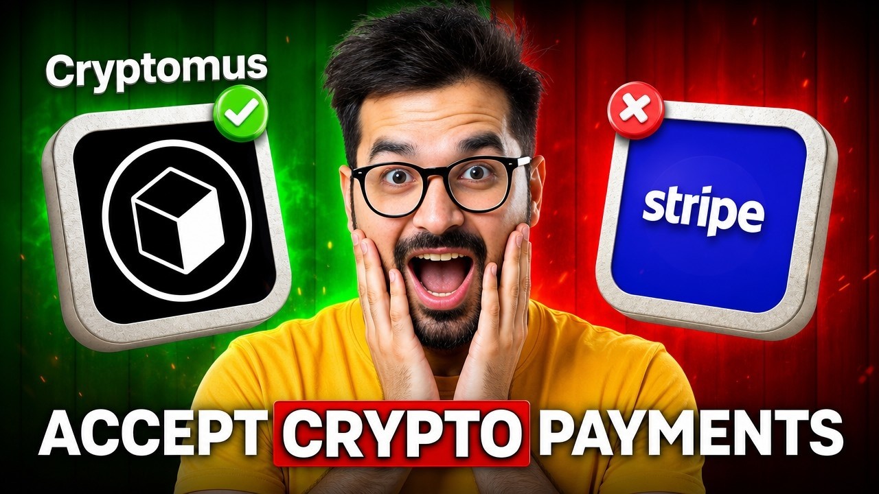 Как быстро добавить криптовалютные платежи на свой сайт! Платежный шлюз Cryptomus — принимайте пл...
