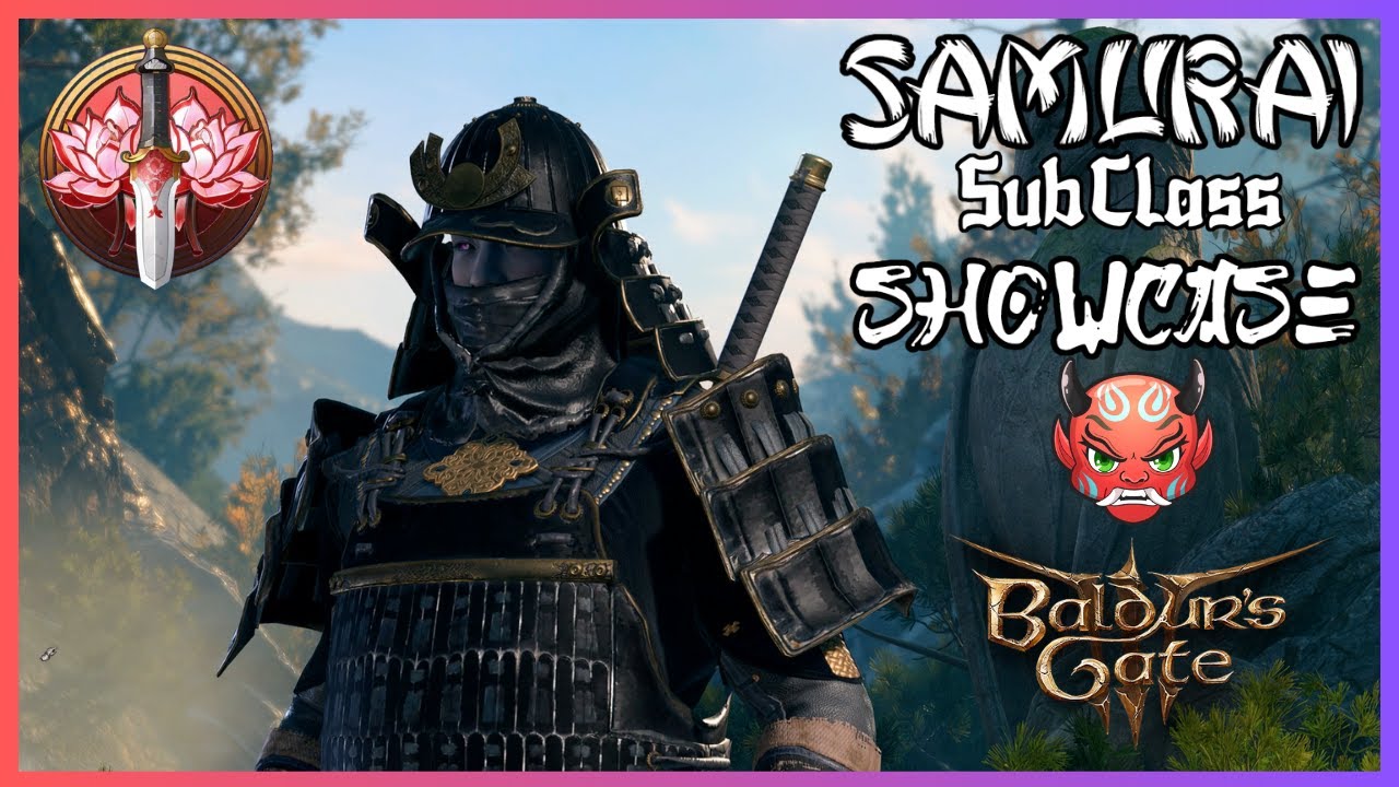 Samurai Fighter Subclass Mod Showcase BG3