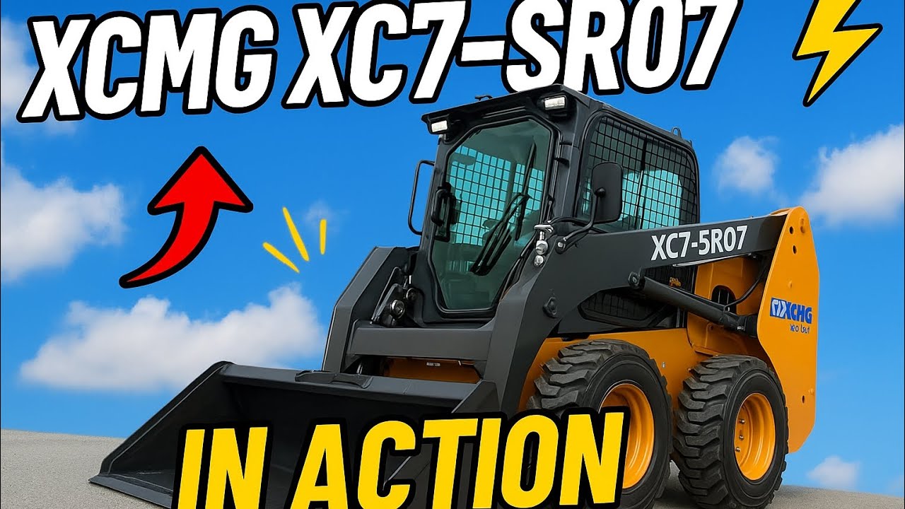 XCMG XC7-SR07 Skid Steer in Action | Ultimate Power & Precision! #xcmg #xcmggroup #XC7_SR07 #shorts