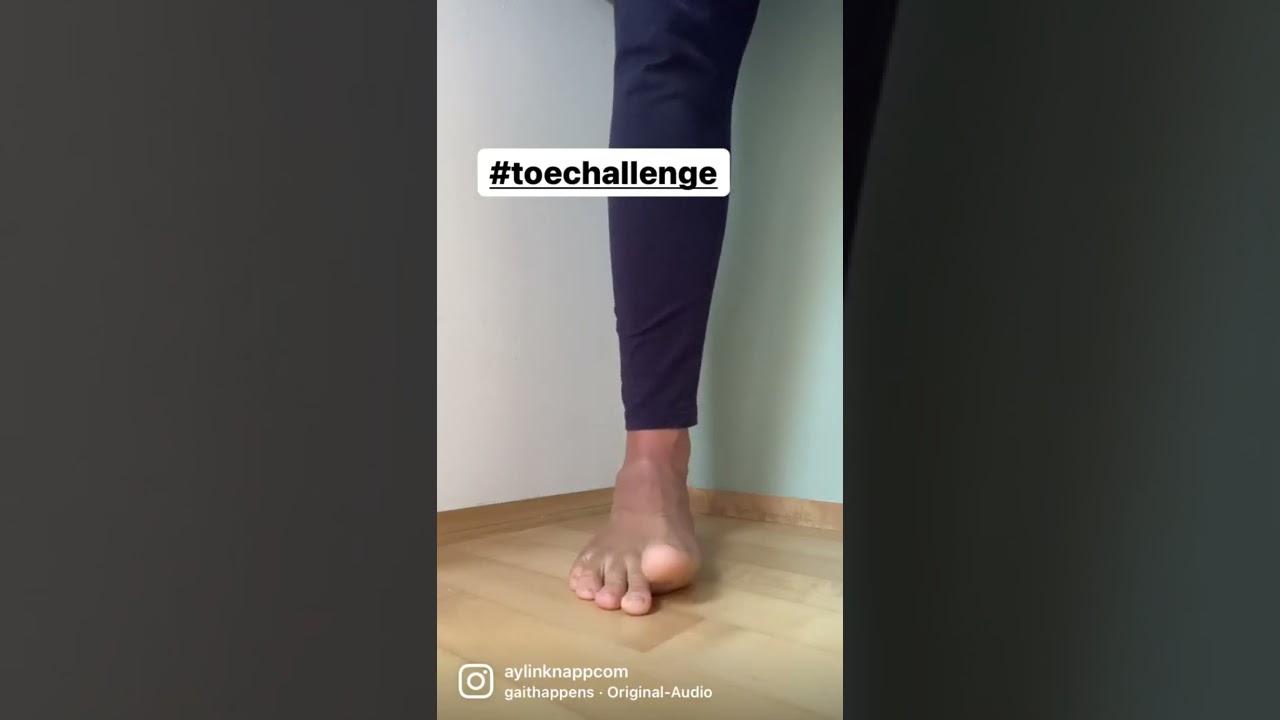 Wie geschickt sind deine Zehe ? #toechallenge
