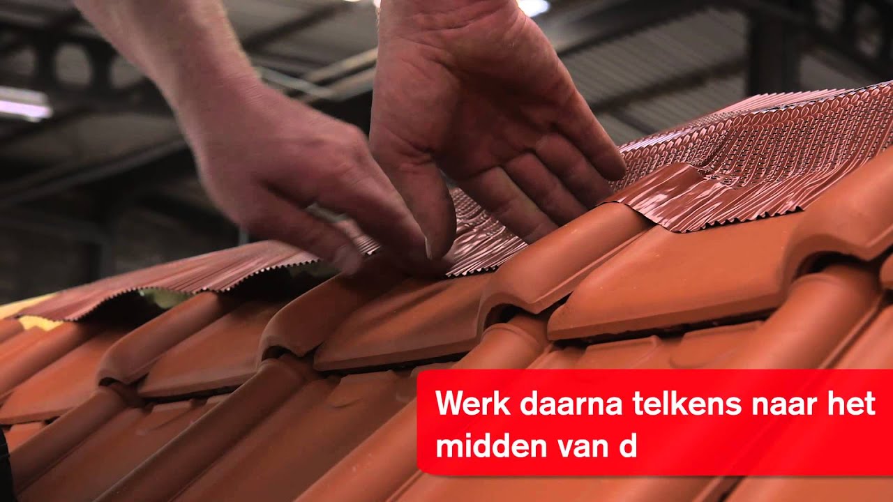 Verwerkingsadvies wienerberger kleidakpannen : 5. Plaatsing ventilerende ondervorsten