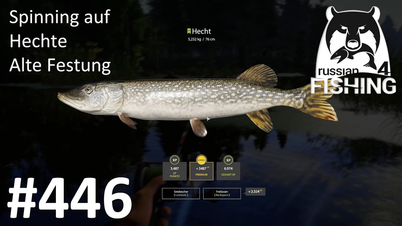Spinning auf Hechte an der Alten Festung | #RF4 | Russian Fishing 4 #446 | Deutsch | UwF