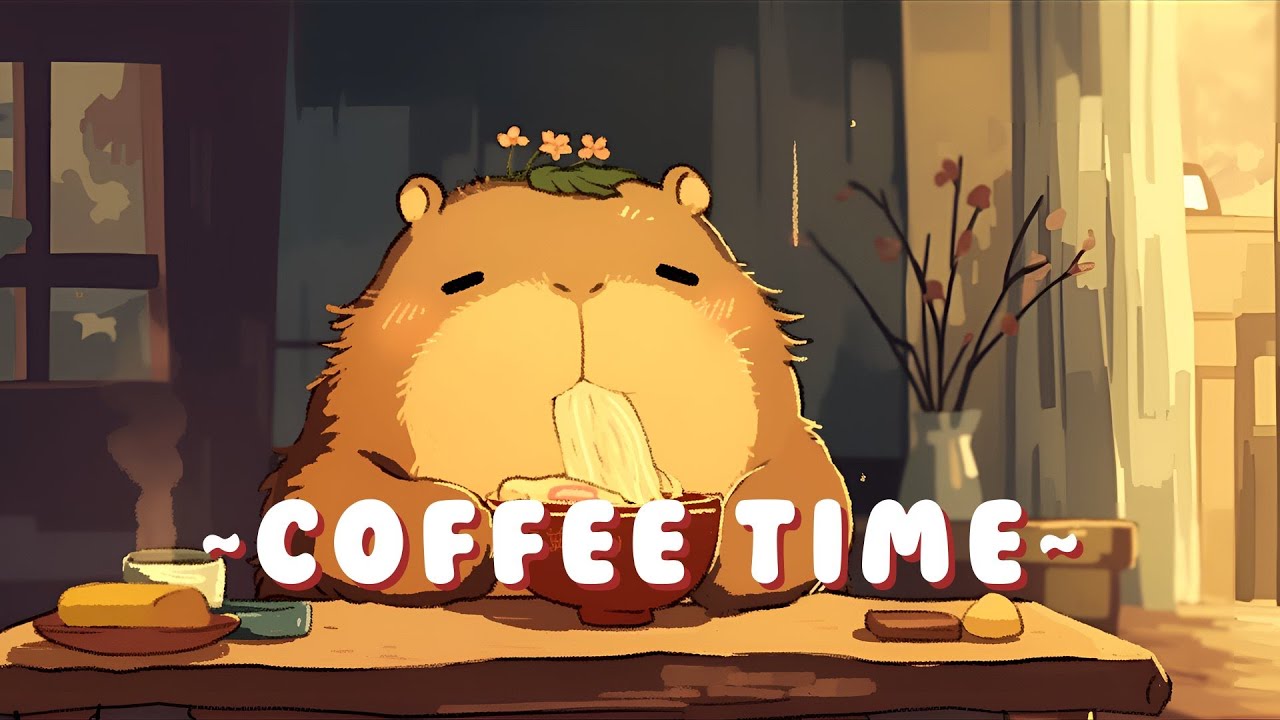 Capybara Study Beats - Cozy Japanese Lofi Mix ~ Zen Moments ~ 🦫 🎵 🌙 | Study Aid