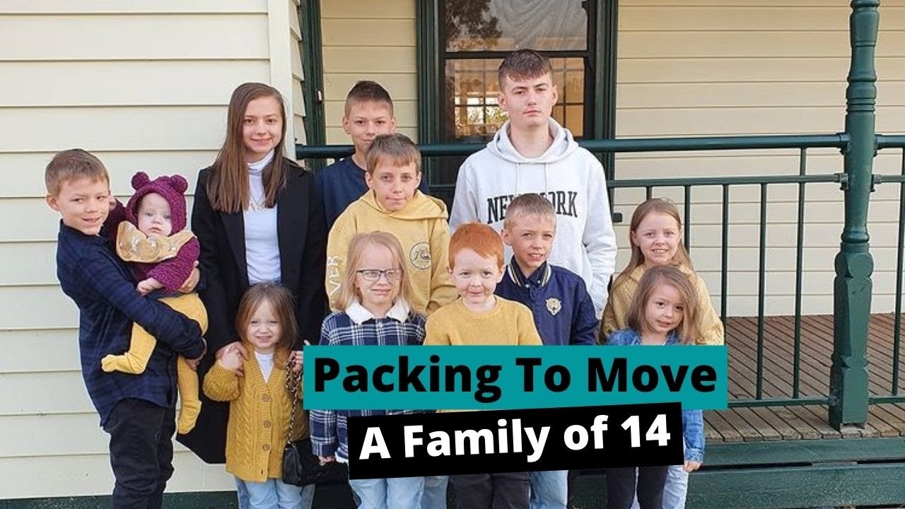 PACKING TO MOVE A LARGE FAMILY OF 14 PART ONE