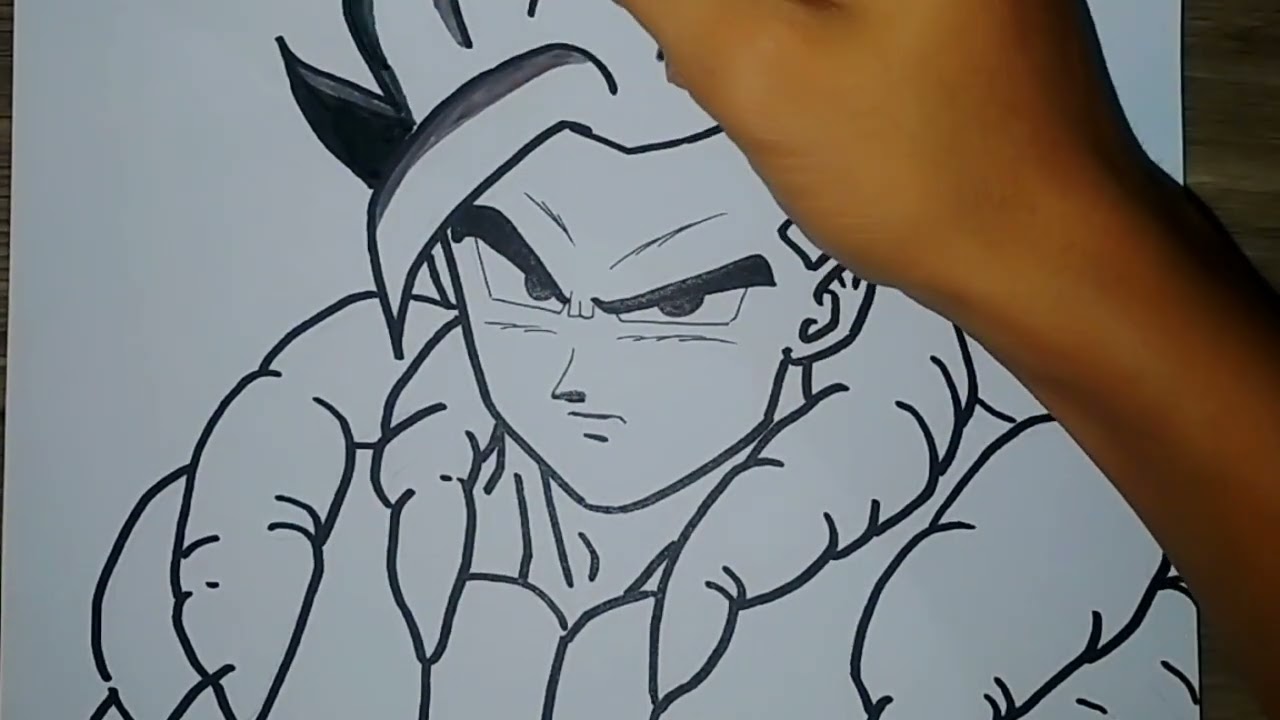 Gogeta|Guko and Vegeta Transformation 🔥|Dragon Ball #drawing #animedrawing #gokugoku 