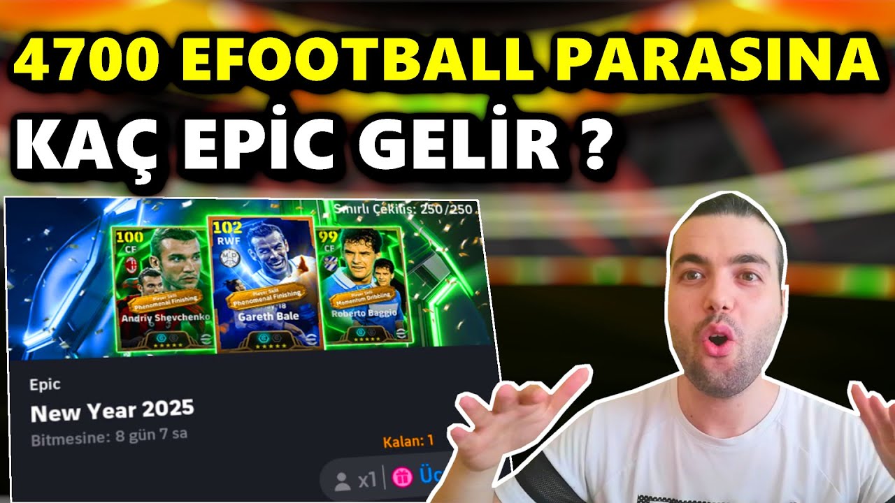 4700 EFOOTBALL PARASINA KAÇ EPİC GELİR ? 107 BALE PAKETİNDEN AÇILIMLAR (eFootball 2025 Mobile)