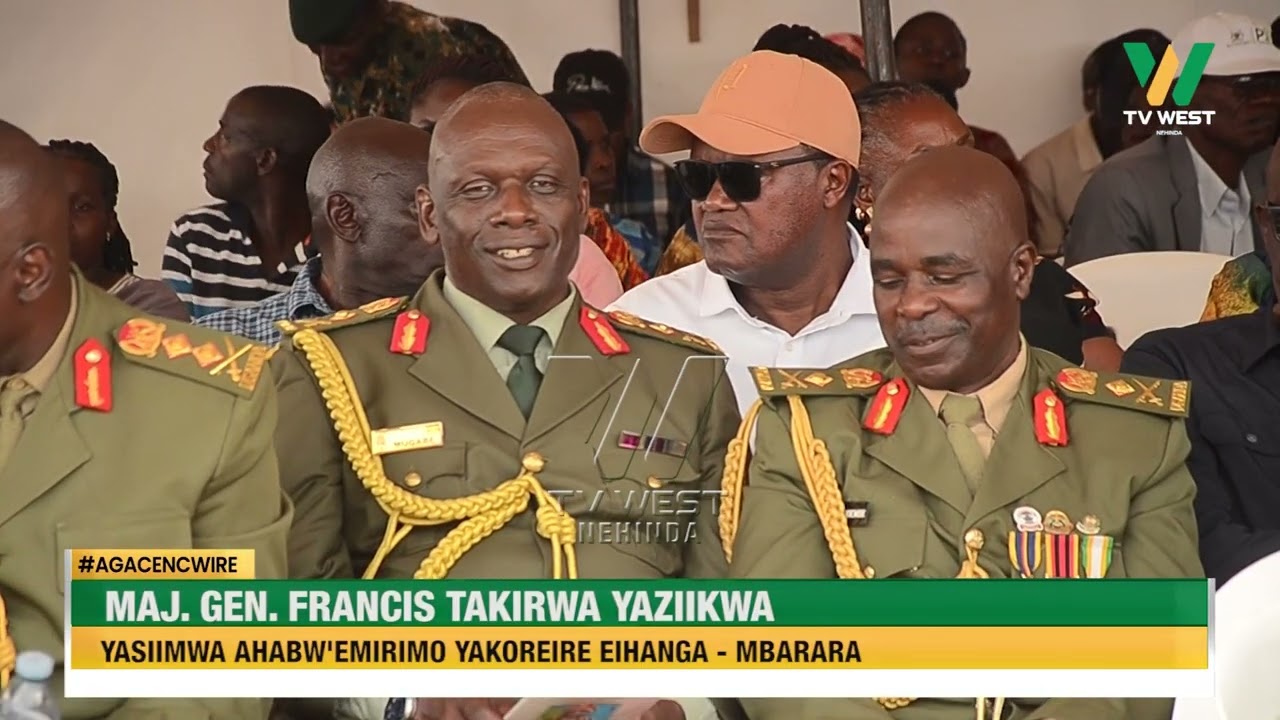 Agacencwire: Maj. Gen. Francis Takirwa yaziikwa. Yasiimwa ahabw'emirimo ei akoreire eihanga
