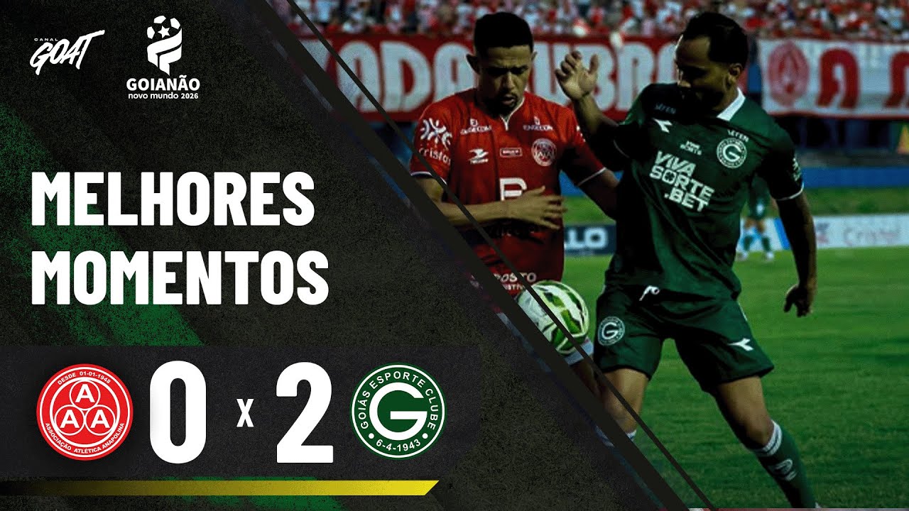 GOI&Aacute;S VENCE O ANAPOLINA FORA DE CASA PELO CAMPEONATO GOIANO