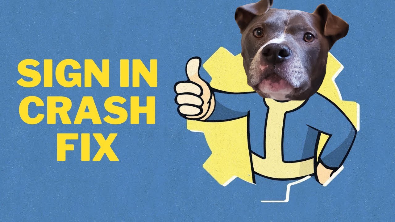 Fallout 76 - Crash FIX on Sign in (PC)