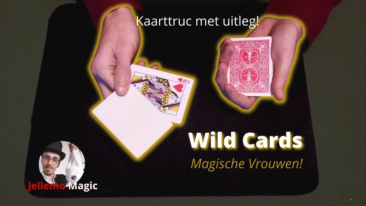 Magic Queens (Wild Cards) - eenvoudige kaarttruc + uitleg!