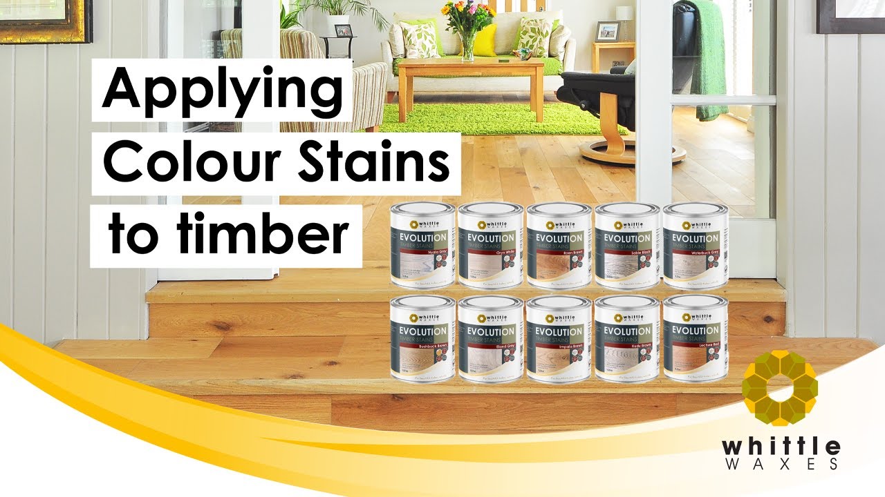 Applying Colour Stains to Timber
