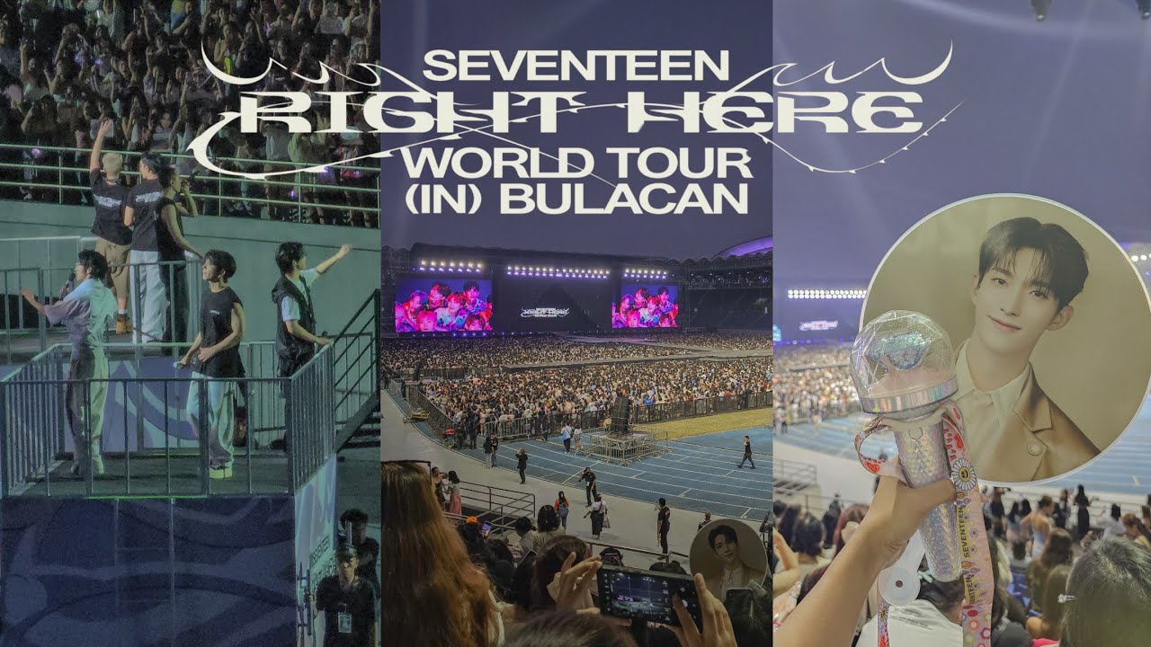 { Carat Vlog } SEVENTEEN Right Here in Bulacan Day 2 | Bleachers, Carts, Merch
