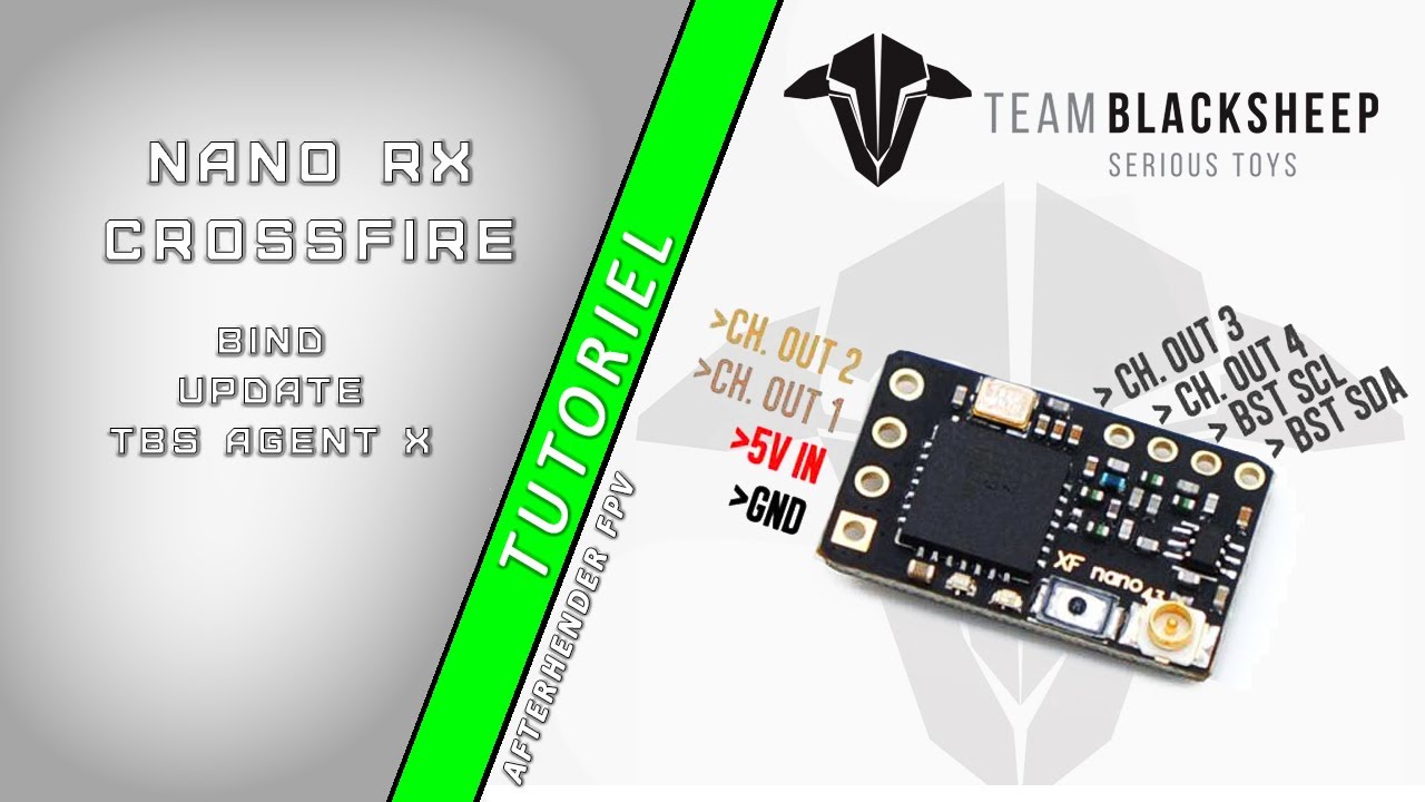 Nano RX Crossfire: Bind via TBS agent X