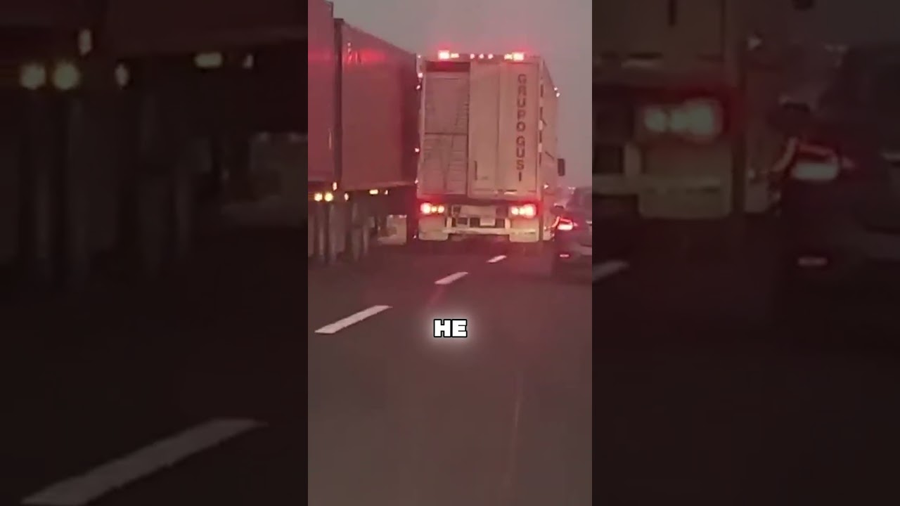Полуприцеп получил мгновенную карму🔥
