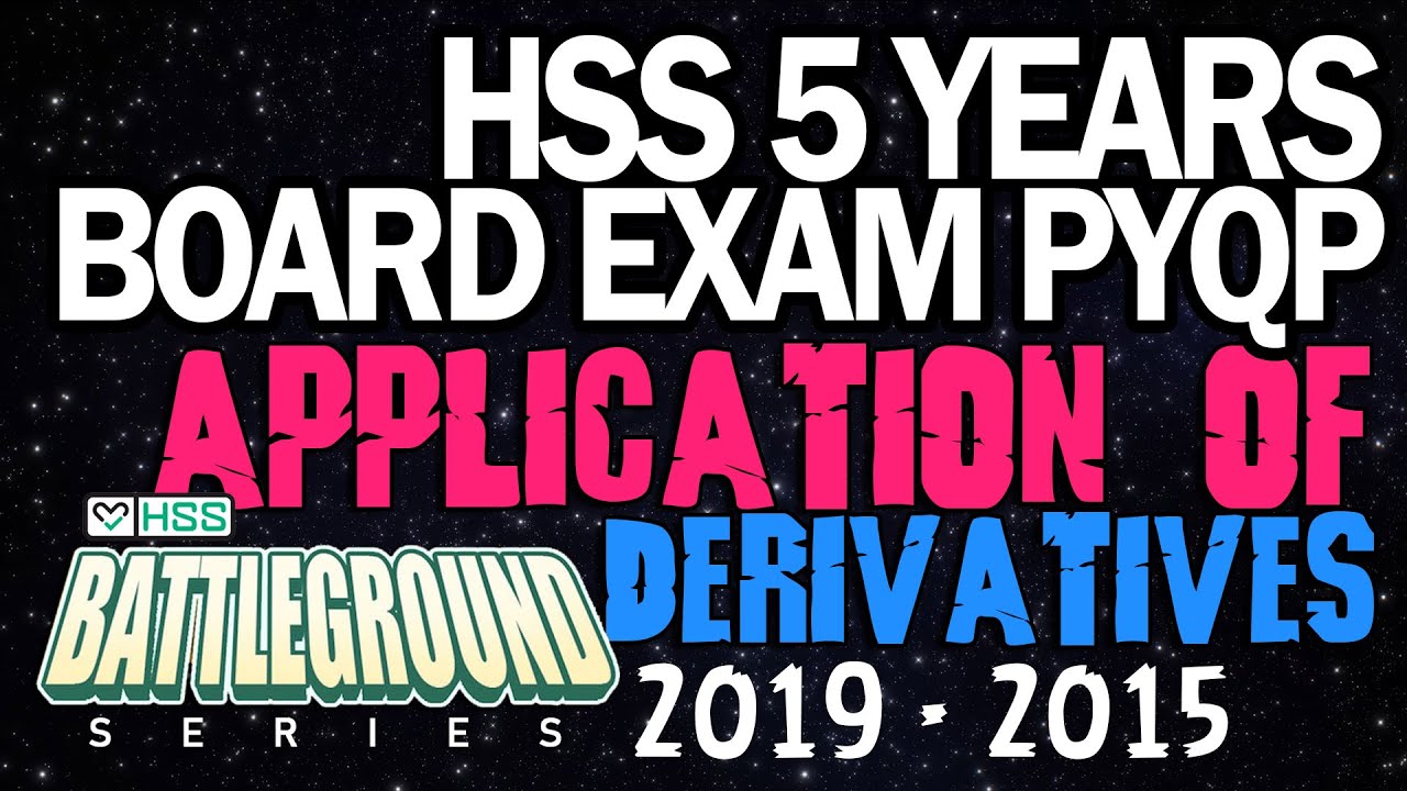 12 Maths |  APPLICATION OF DERIVATIVES - previous 5 years question Papers + SOLUTIONS