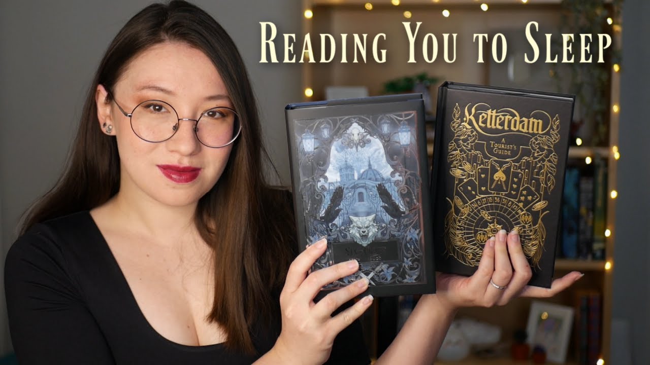 ASMR 📚 Reading You to Sleep 🧇 Six of Crows 🧇 + OwlCrate Unboxing & Show & Tell
