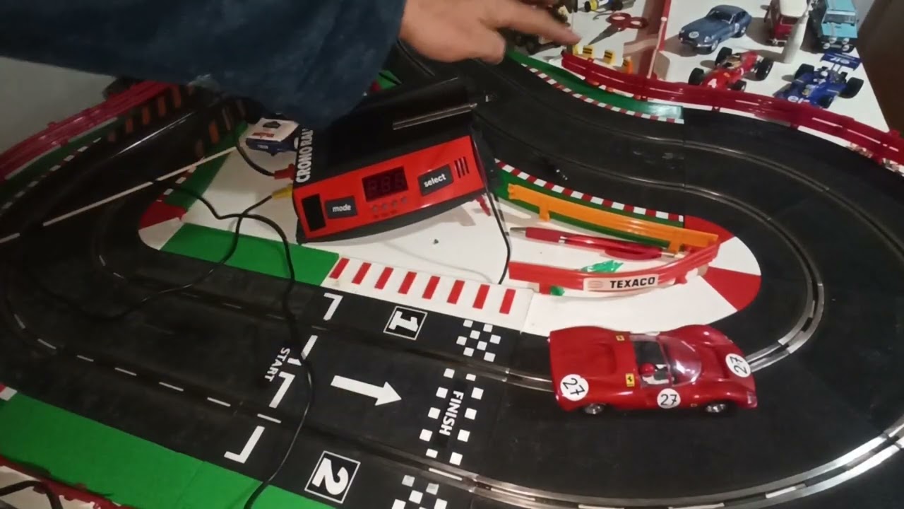 modificacion crono scalextric para salida en recta