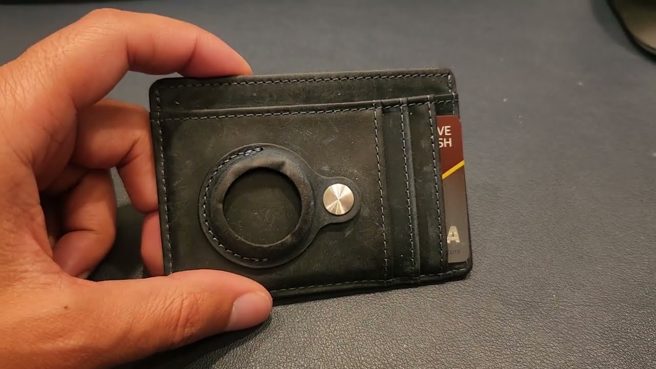 Slim Minimalist Front Pocket Wallet with Built-in Case Holder for AirTag - HONEST REVIEW