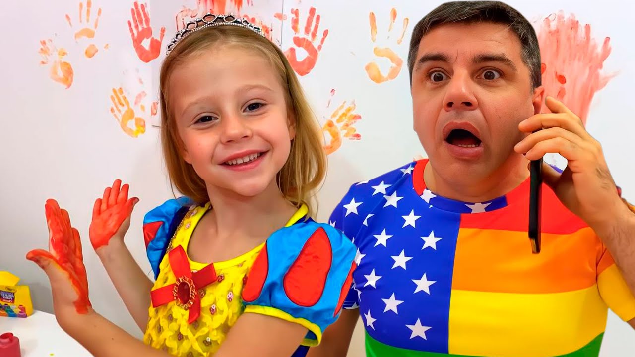 Princess Nastya makes a mess and new rules of conduct for kids