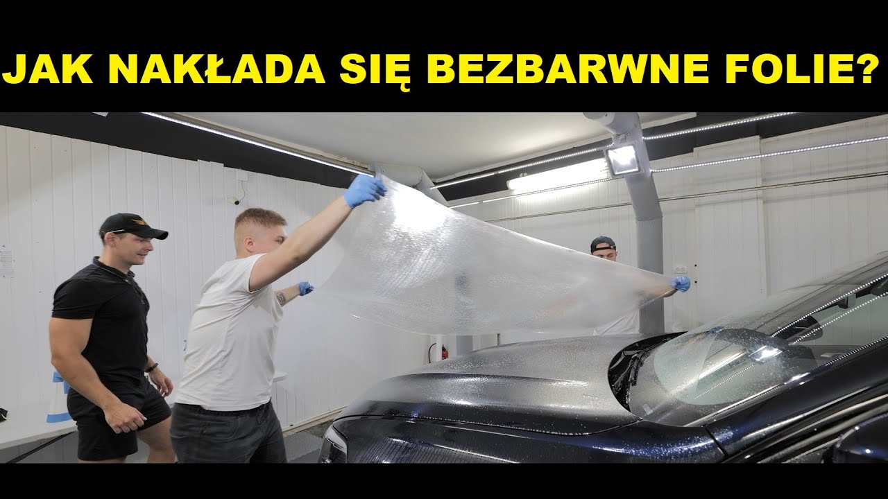 Jak nakłada się bezbarwne folie ochronne?  Folia ppf na BMW X6