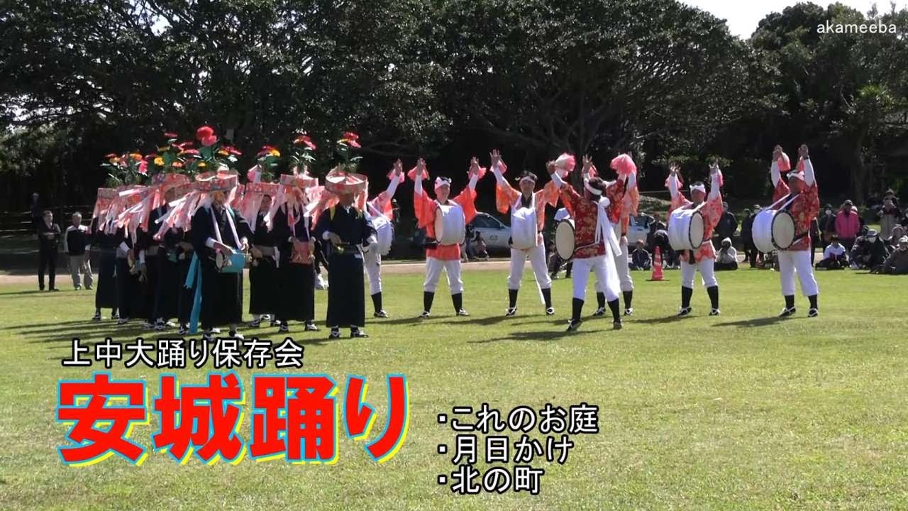 種子島の郷土芸能：安城踊り 令和7年度南種子町ふるさと祭での上中大踊り保存会による披露