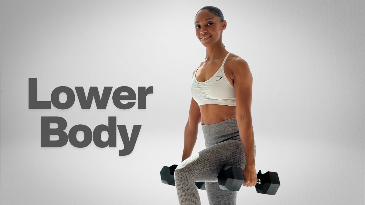 20 minute lower body dumbbell strength, tone and burn routine 🔥