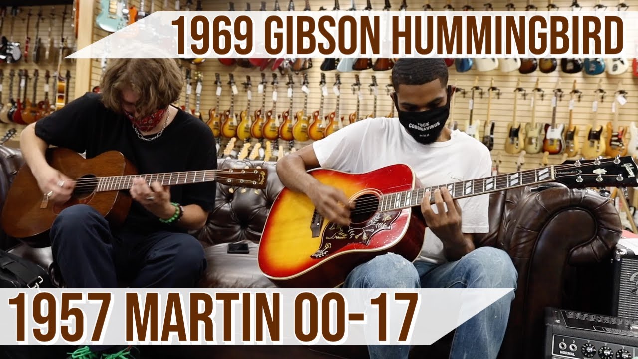 1957 Martin 00-17 and 1969 Gibson Hummingbird | Rob Gueringer & Lemmo at Norman's Rare Guitars