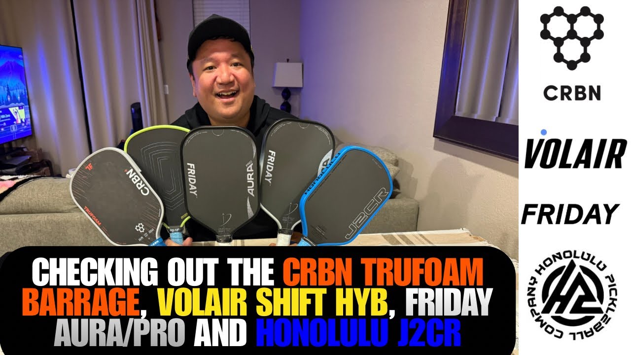 Checking out the CRBN TF Barrage, Friday Aura/Pro, Volair Shift HYB, and the Honolulu J2CR!