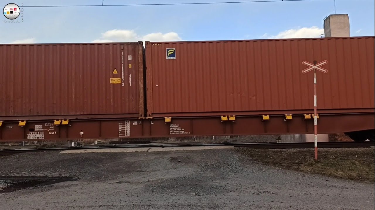 Železniční přejezd Česká Třebová - Metrans (Jižní spojka) #1 11.2. 2023 Czech railroad crossing