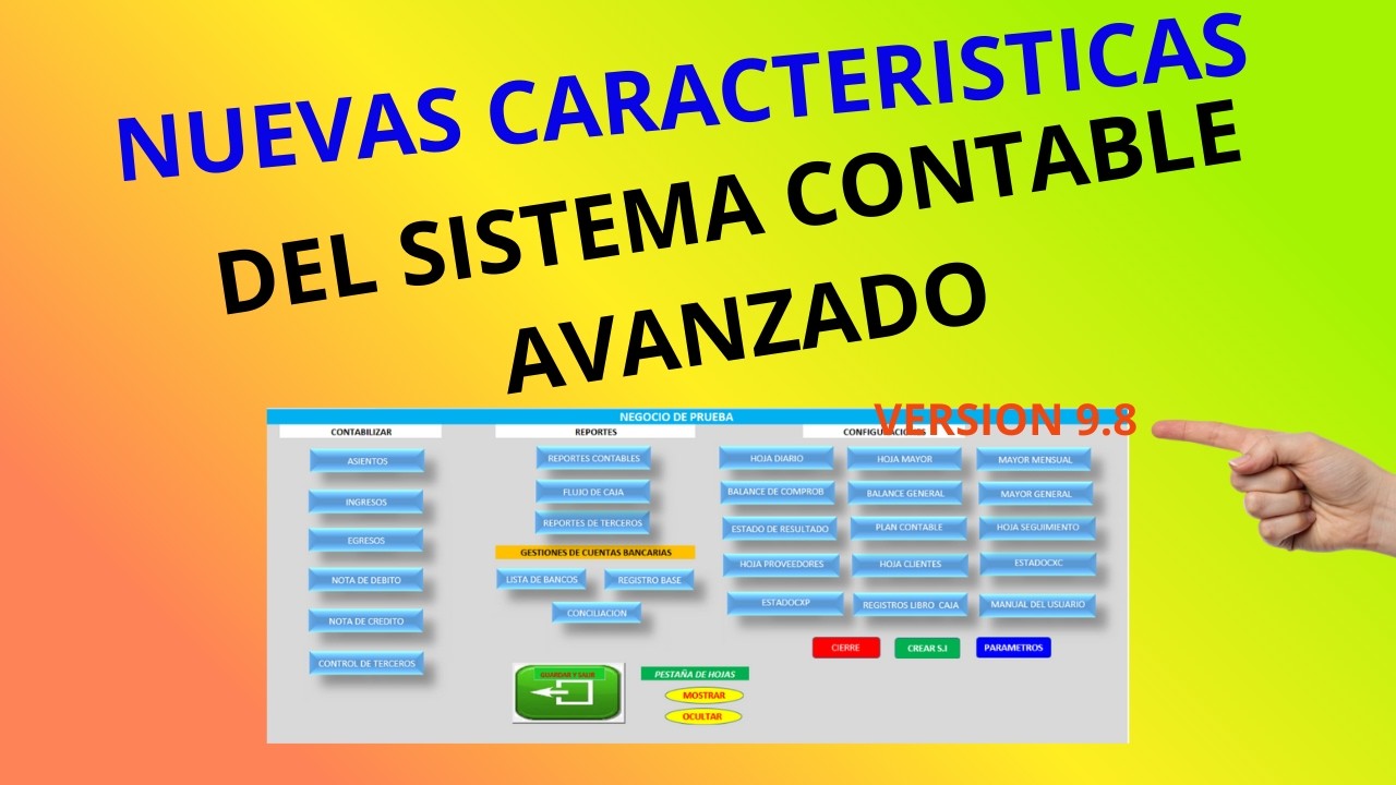 Si usas Sistema Contable Avanzado, esta actualización 9.8 te conviene (te explico por qué)