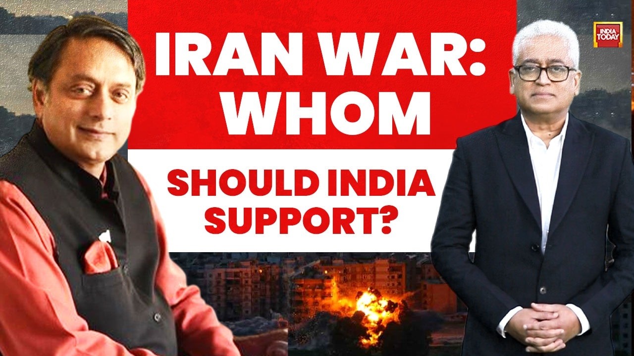 Shashi Tharoor's Interview: US-Israel-Iran War & India's Diplomatic Stance | Rajdeep Sardesai