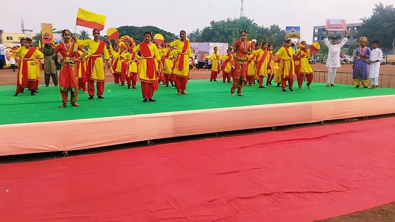 Karnataka Rajy uthsav dance 🥰🥰