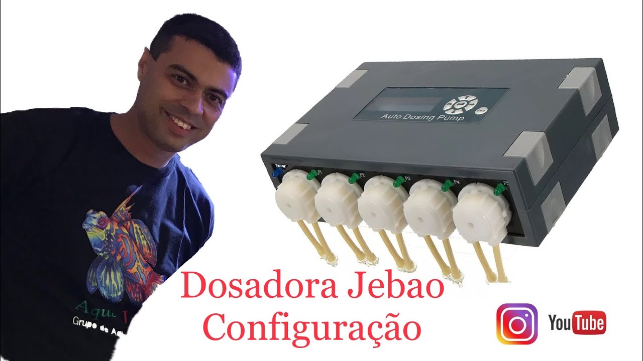Configuração da Dosadora da Jebao