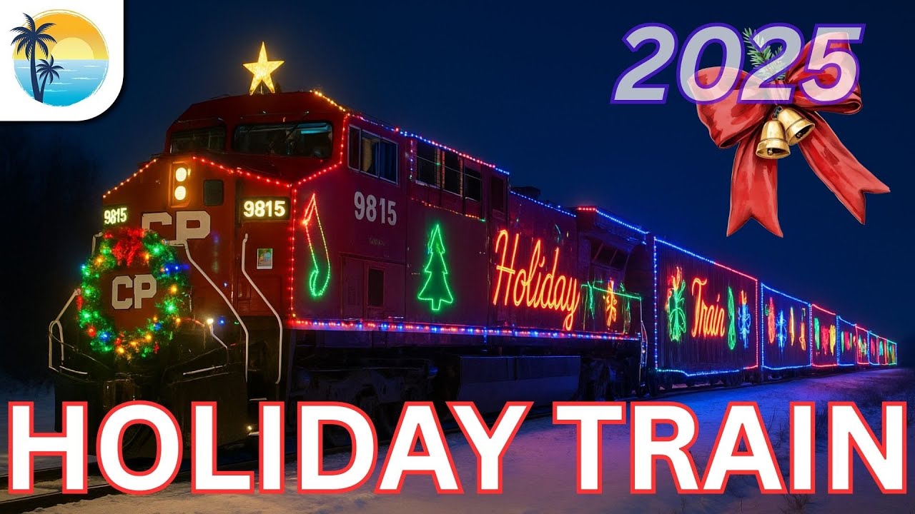 Дрон CPKC Holiday Train (4K)