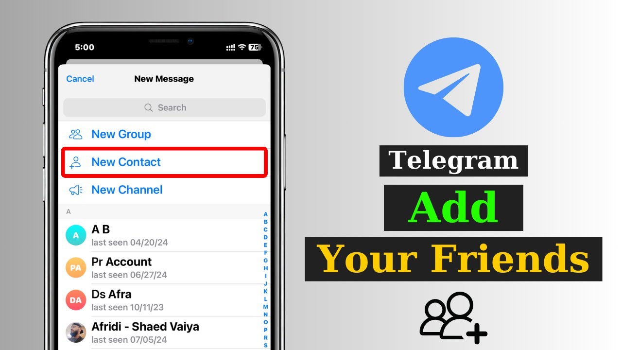 How To Add Friends on Telegram | Find New Friends | Add Someone on Telegram By Number