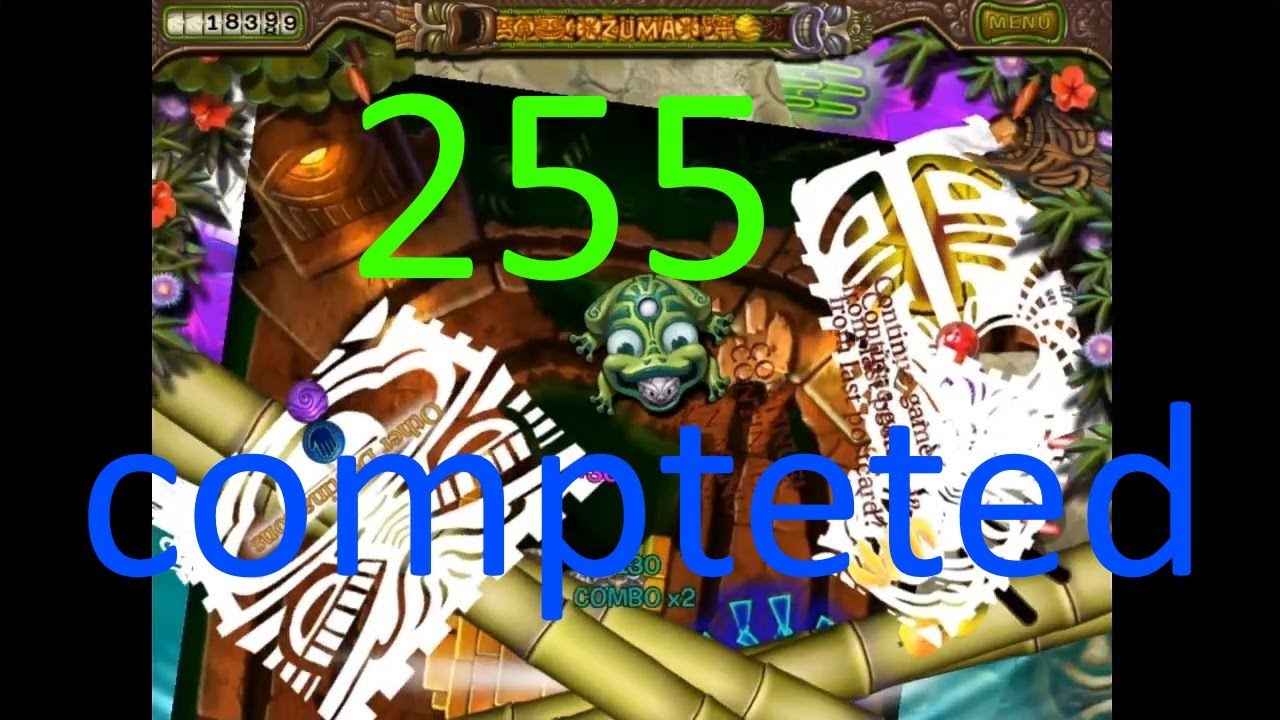 Zuma's Revenge 255 colors is completable!