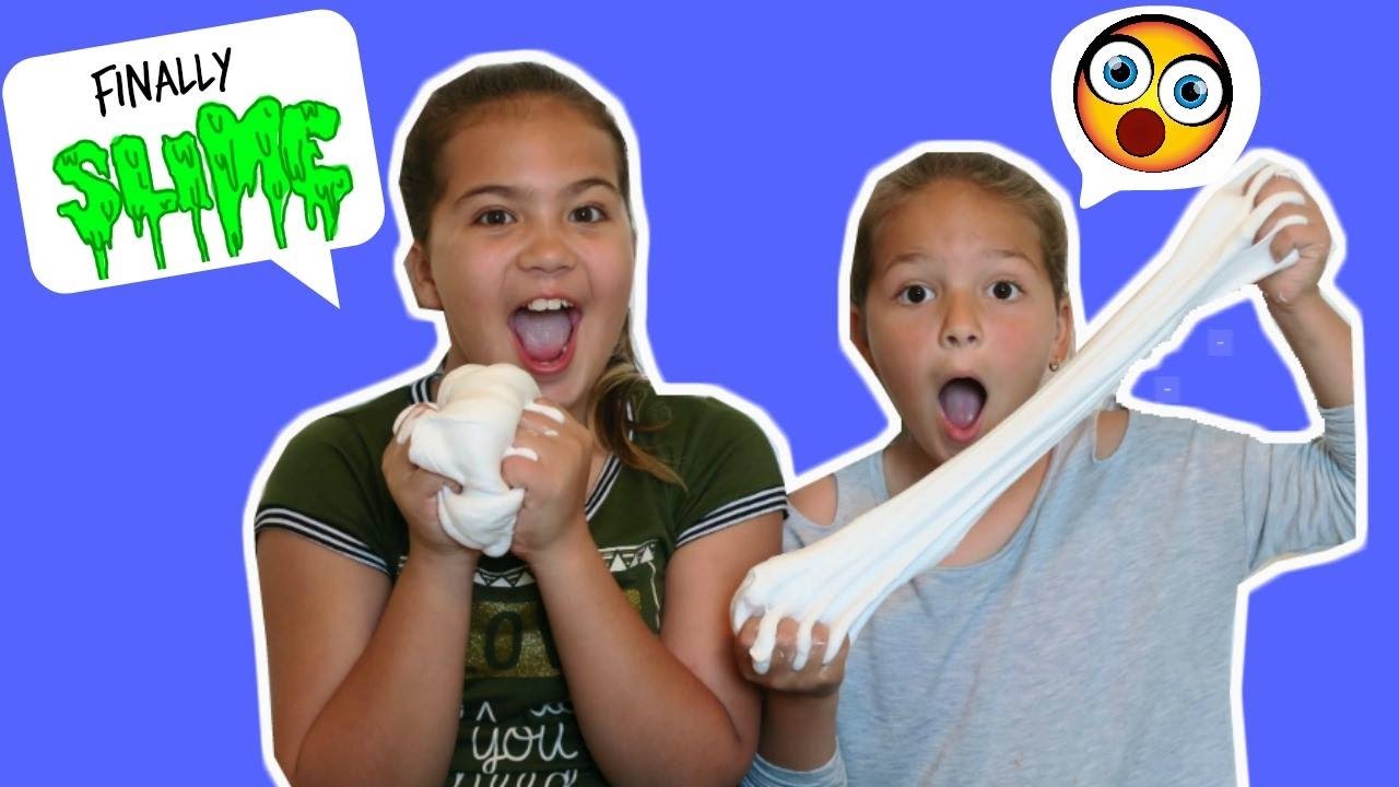 WE FINALLY MADE SLIME 