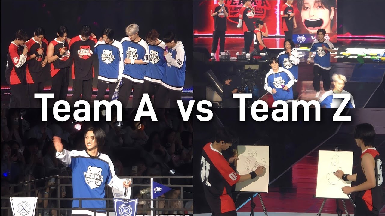 240706  ATEEZ FANMEETING “ATINY'S VOYAGE : FROM A TO Z”　Team A vs Team Z GAME