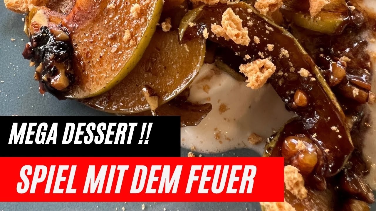 LECKERER Apfel Dessert vom Blackstone Griddle Grill