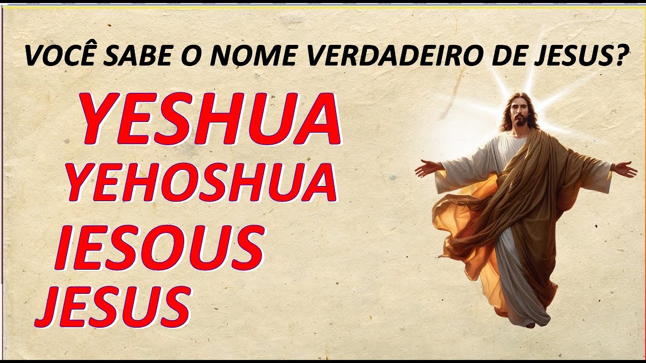 Você está enganado veja o verdadeiro nome de Jesus Cristo na bíblia