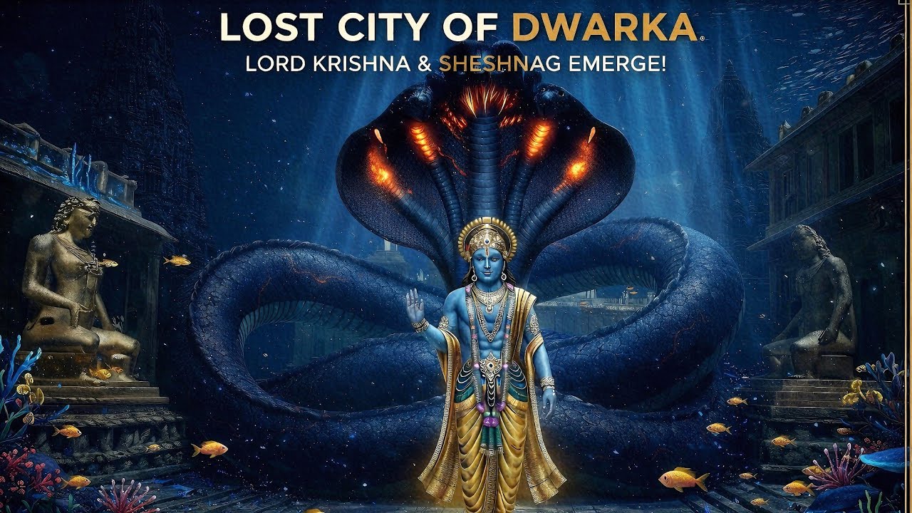 DWARKA: The Lost City of Gold Found Under Ocean? 🌊🔱 #Dwarka #History #Krishna #mystery