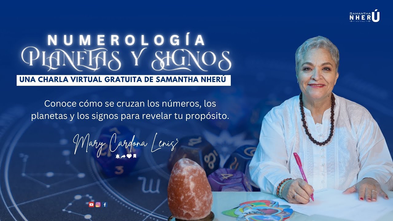 🌌 Numerolog&iacute;a, Planetas y Signos: el mapa invisible que gu&iacute;a tu vida - Mary Cardona Lenis