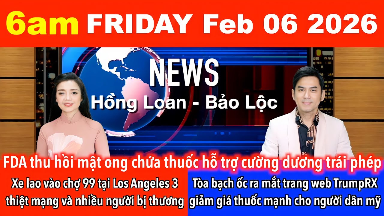 🇺🇸Feb 6, 2026 Tòa Bạch Ốc chính thức ra mắt trang Web TrumpRx giảm giá thuốc mạnh cho người dân Mỹ