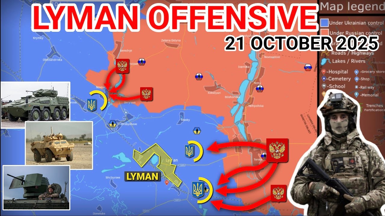 Russian Forces Advance Toward Lyman | Poltavka Has Fallen [21 October 2025]