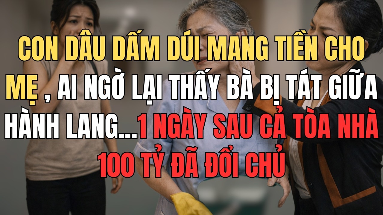 Tôi Định Ghé Đưa Mẹ Chút Tiền, Nào Ngờ Lại Chứng Kiến Bà Bị Tát Giữa Hành Lang,Và Mua Đứt Cả Tòa Nhà