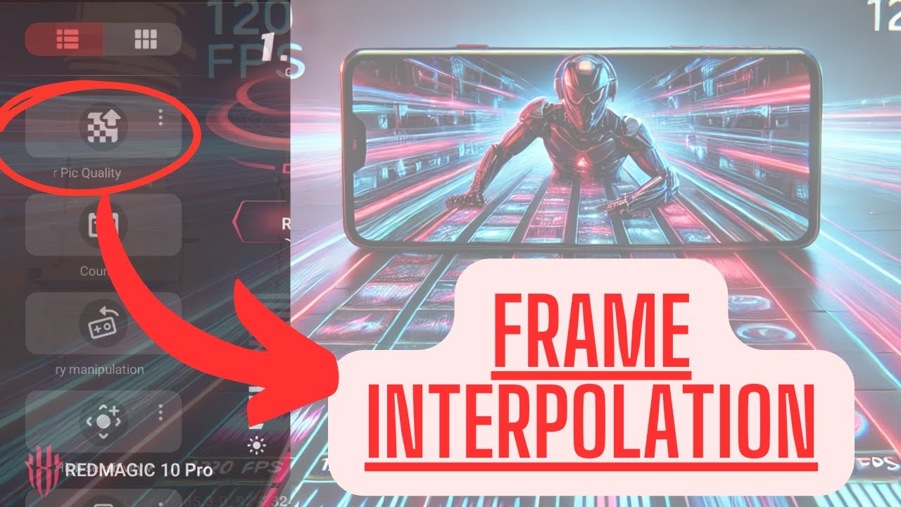 Nubia RedMagic 10 Pro AI Frame Boost | Превосходное качество снимков 120 кадров в секунду